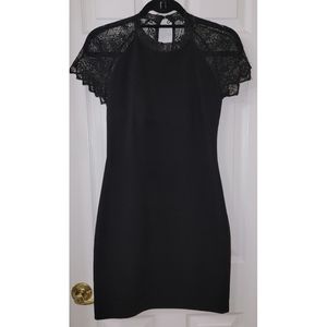 Zara Black Lace Mini Dress